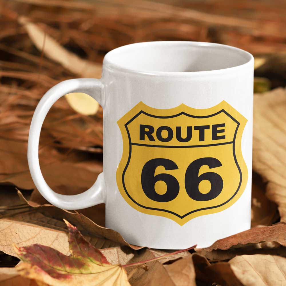 Чашка з емблемою Route 66