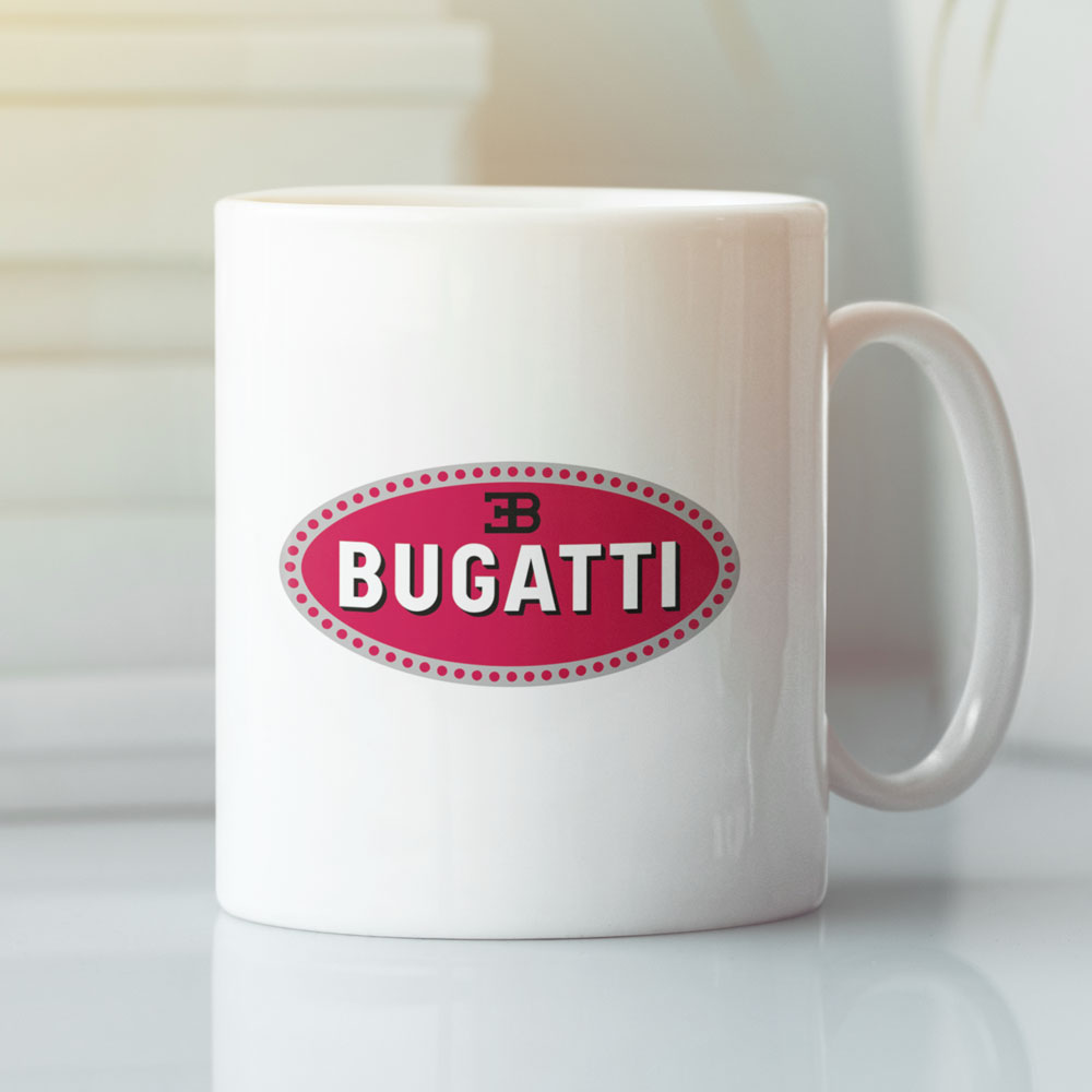 Чашка з логотипом Bugatti