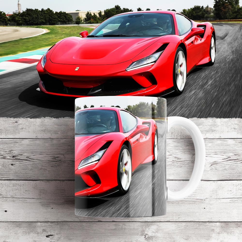 Чашка з фотографією Ferrari F8 Tributo