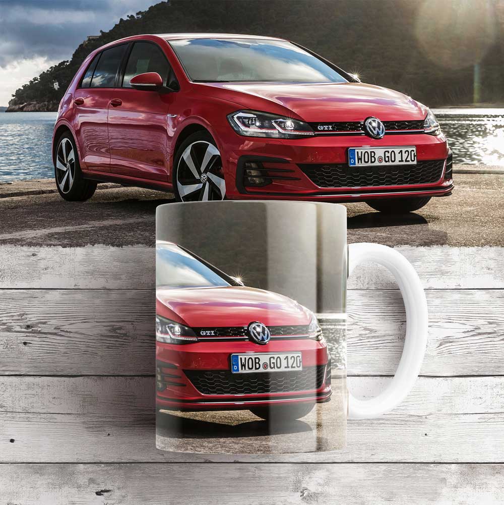 Чашка з фотографією Volkswagen Golf 7 GTI