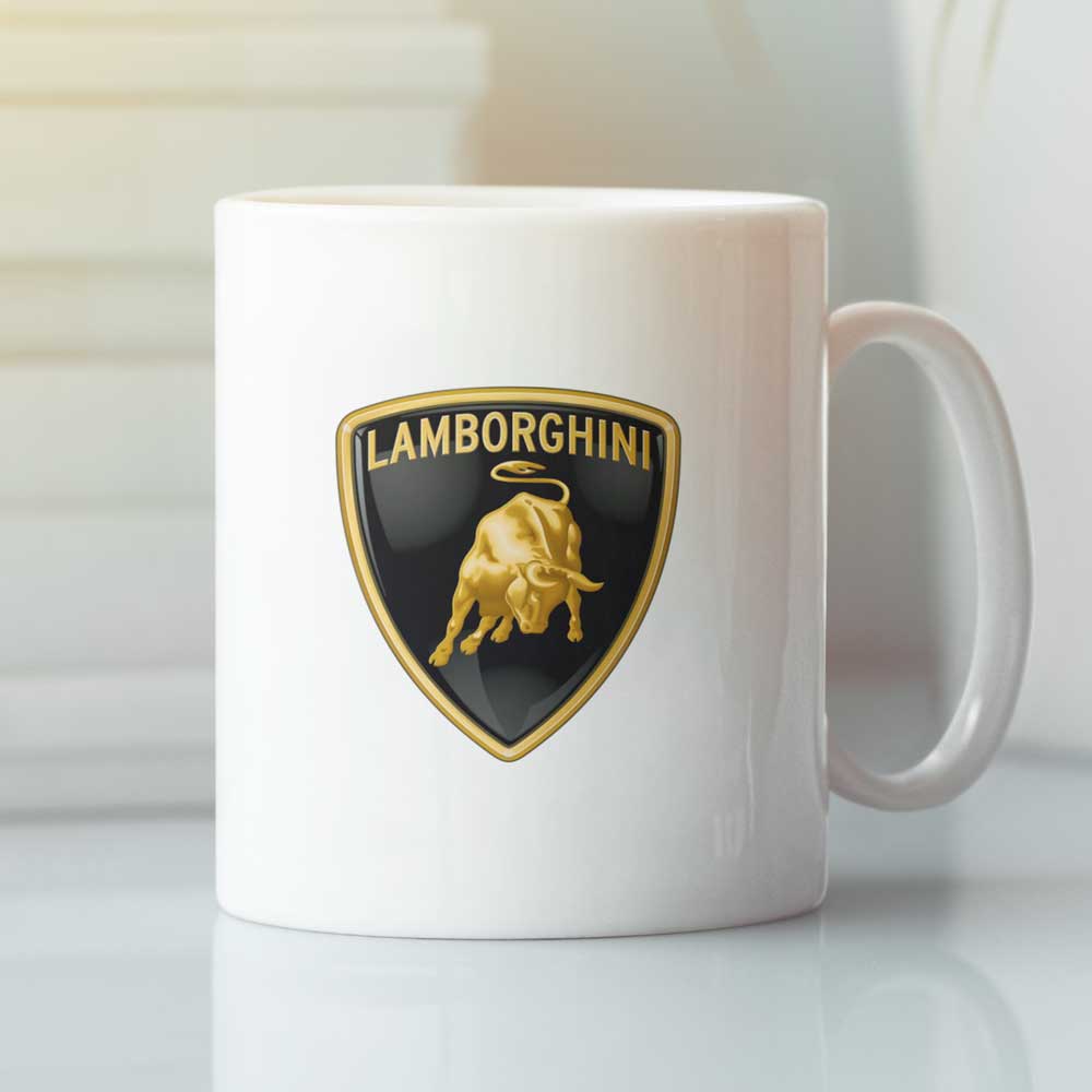 Чашка з логотипом Lamborghini