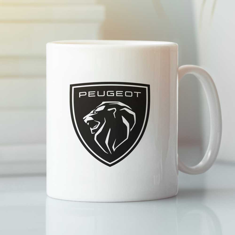 Чашка з логотипом Peugeot