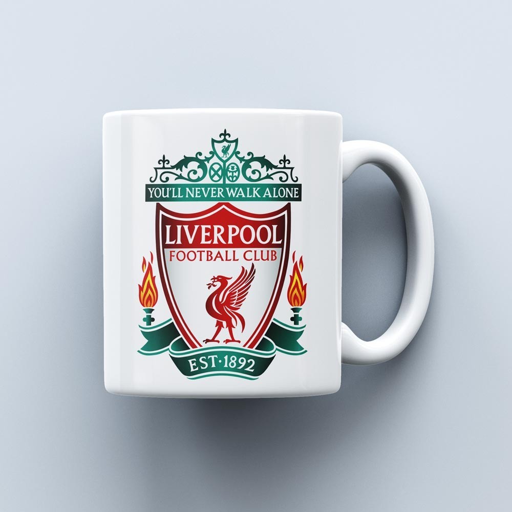 Чашка з логотипом футбольного клубу Ліверпуль