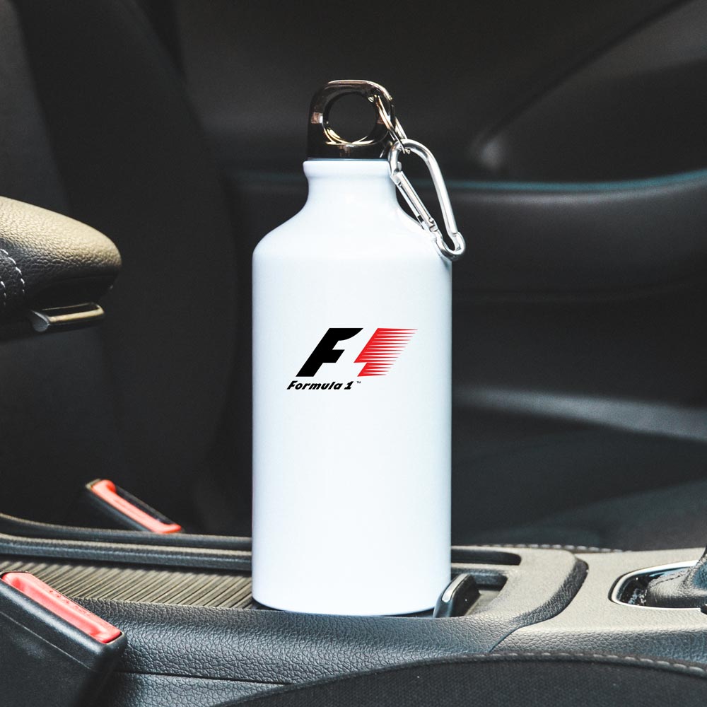 Пляшка спортивна з логотипом Формули-1 (класичним) біла