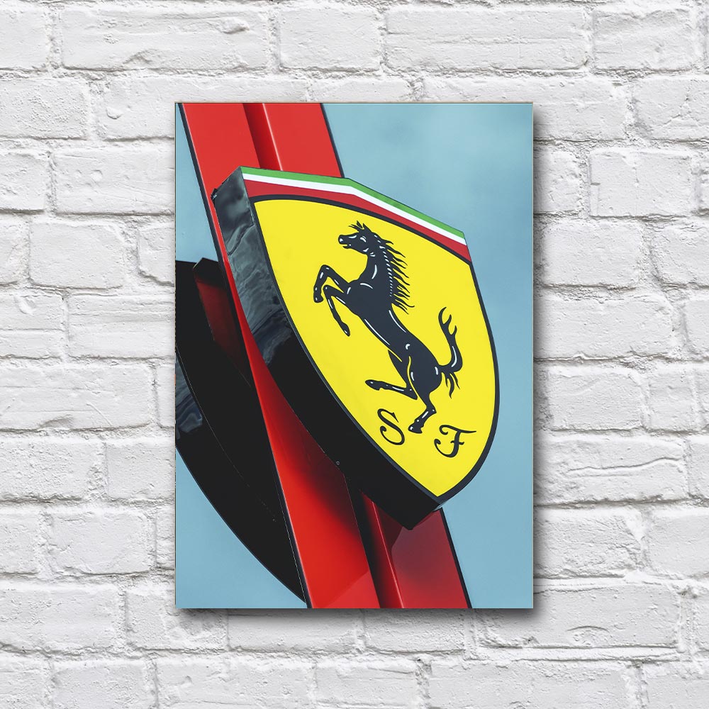 Дерев’яний постер «Ferrari» 210х297 мм